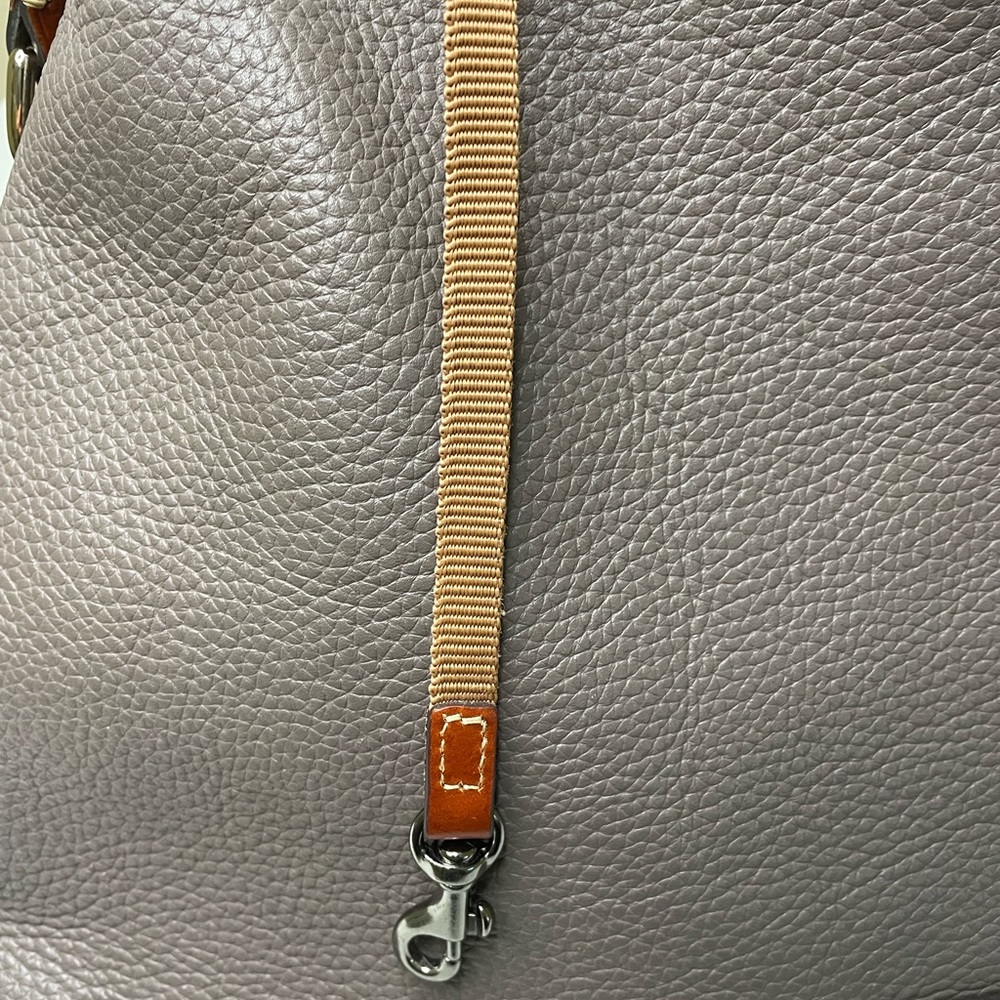 Dooney and Bourke Pebble Large East/West Sac and Wallet in Elephant - Picture 11 of 16